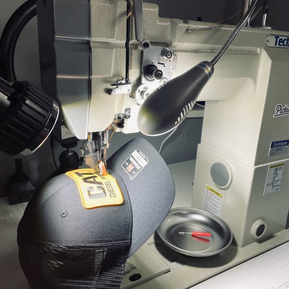 Vintage Caterpillar CAT Diesel Power Patch Hat - Richardson 112 All Black Cap - Picture 7 of 9